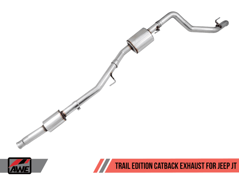 AWE Tuning — AWE Tuning 20-21 Jeep Gladiator JT 3.6L Trail Edition Cat-Back Exhaust
Trail Exhaust - view 2