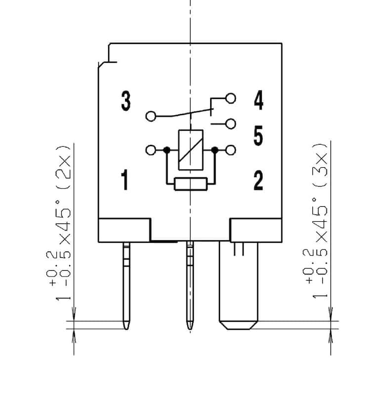 Hella — Hella Relay Micro Iso 5 Pole 12V Spst Res
Multi Purpose Relay - view 19