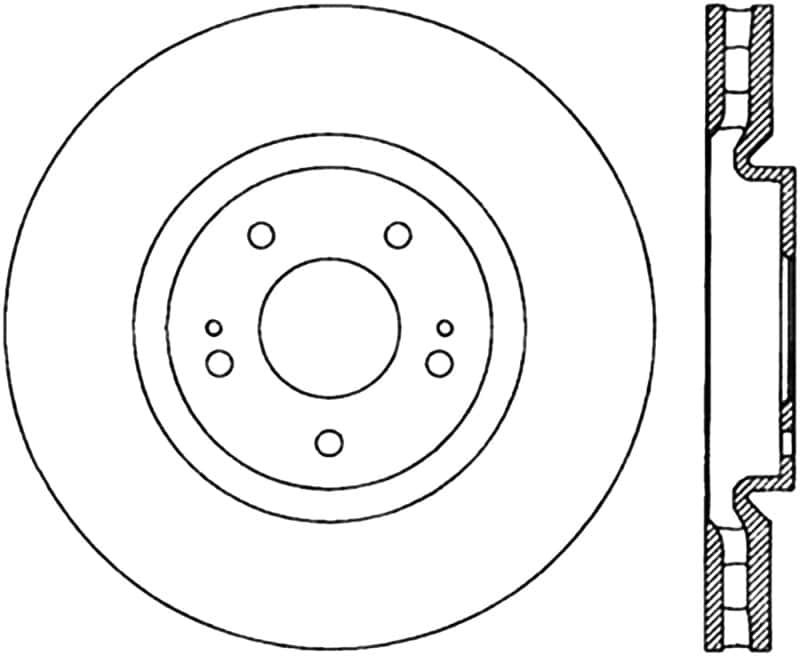 Stoptech — StopTech Slotted & Drilled Sport Brake Rotor
Slot/Drill Rotor - view 1