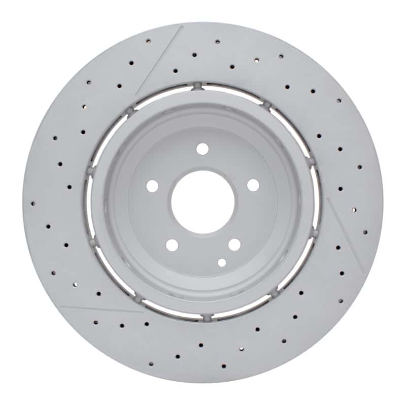 DFC — DFC 06-11 Mercedes-Benz SLK55 AMG Front Drilled and Slotted Hi-Carbon Alloy Geomet Coated Rotor - view 5