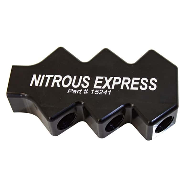 Nitrous Express — Nitrous Express 6 Port Distribution Block
Distribution Block
N2ODstributionBlk - view 1
