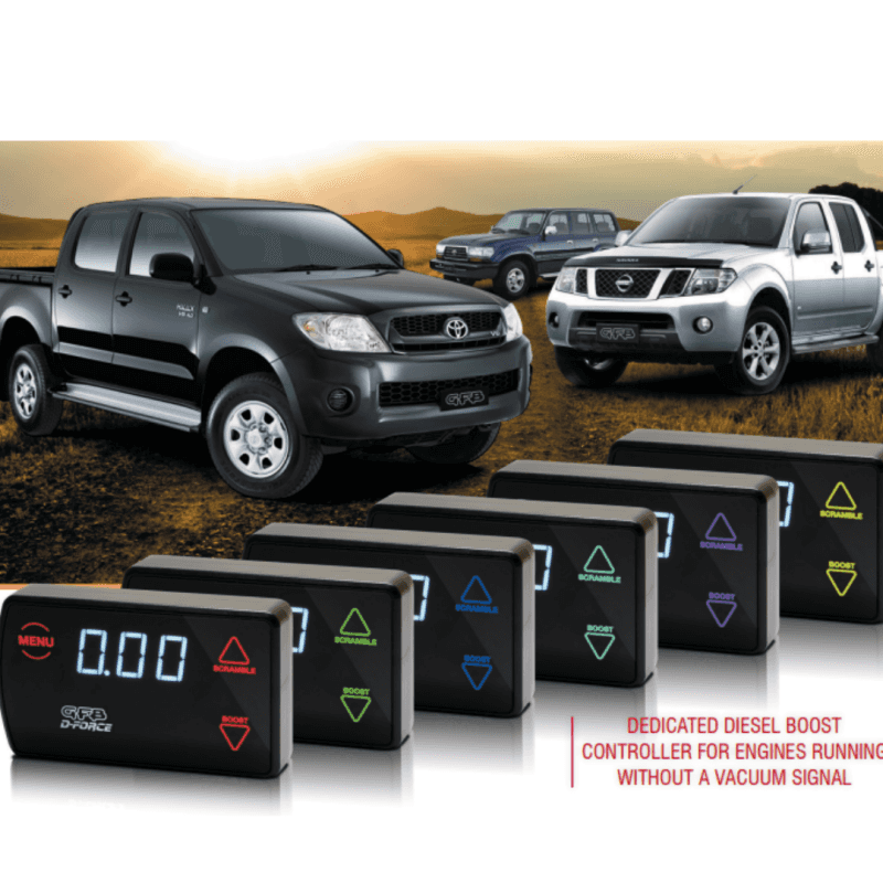 Go Fast Bits — GFB D-FORCE Diesel Specific Electronic Boost Controller for Non-VNT Turbos (No EGT Module)
Elect boost control - view 4