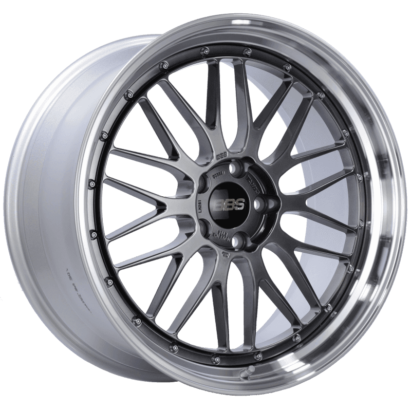 BBS — BBS LM 21x10 5x120 ET38 Diamond Black Center Diamond Cut Lip Wheel -82mm PFS/Clip Required - view 1