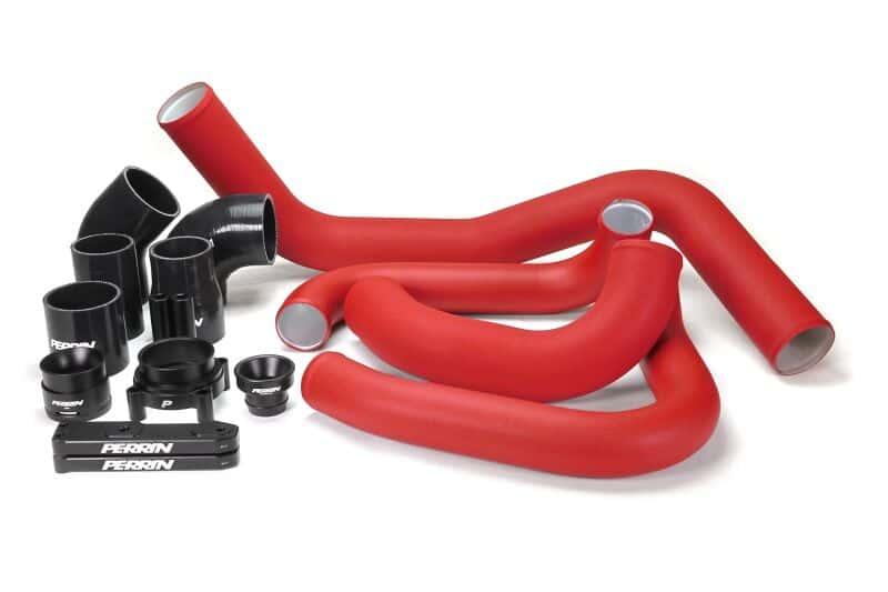Perrin Performance — PERRIN 22-25 Subaru WRX Front Mount Intercooler Boost Tube Kit - Red - view 2