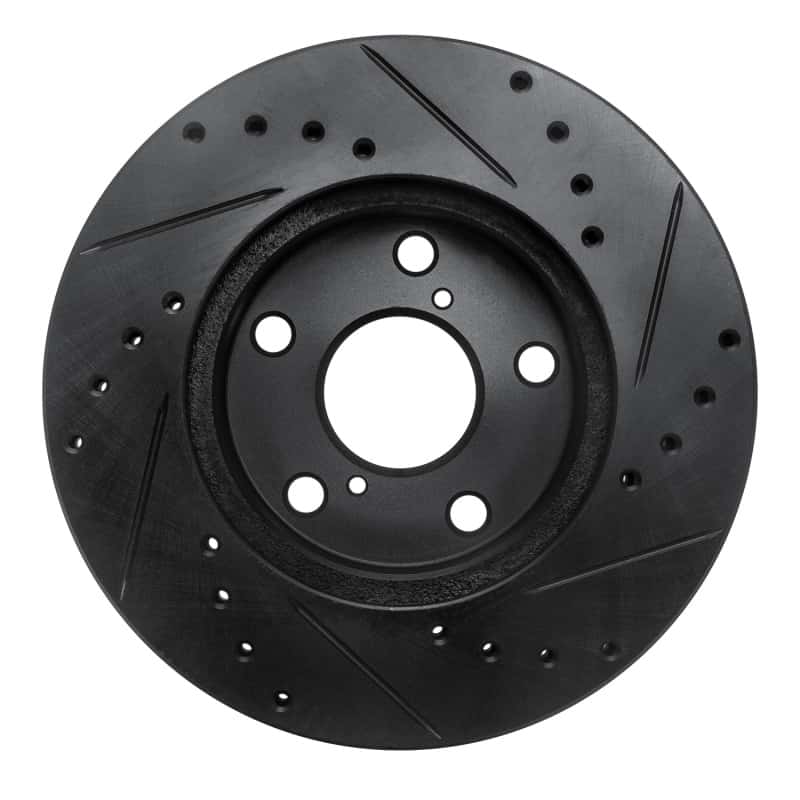 R1 Concepts — R1 92-98 Lexus SC300 Front Left Drilled & Slotted Black Brake Rotor
R1 Brake Rotor Drill - view 5