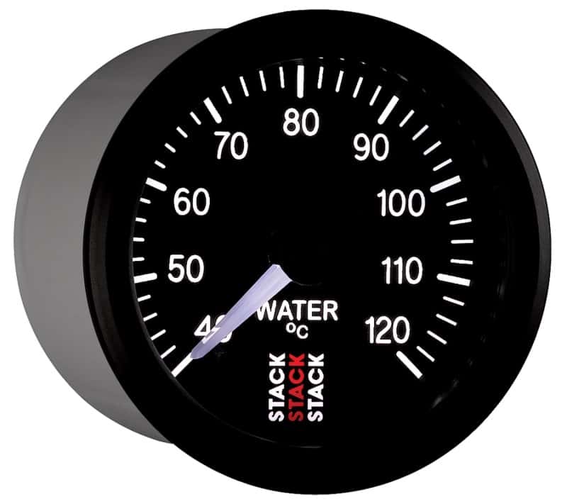 AutoMeter — Autometer Stack 52mm 40-120 Deg C 1/8in NPTF Male Pro Stepper Motor Water Temp Gauge - Black
Ga WT ProStpr B 120C - view 6