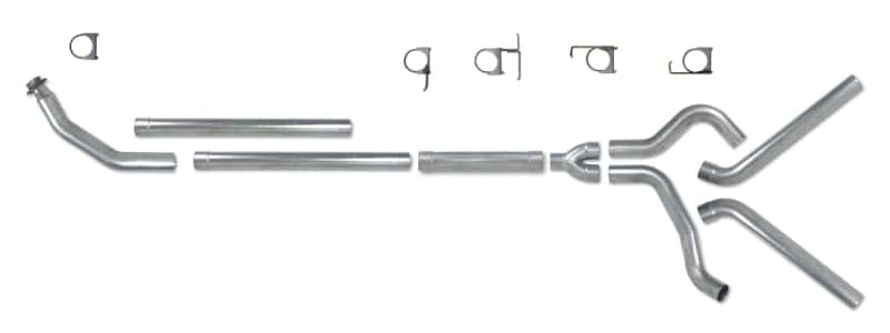 Diamond Eye Performance — Diamond Eye KIT 4in Turbo Back MFLR RPLCMENT PIPE DUAL AL: 94-02 DODGE CUMMINS 5.9L
KIT; 4in.; TB MRP DL - view 3