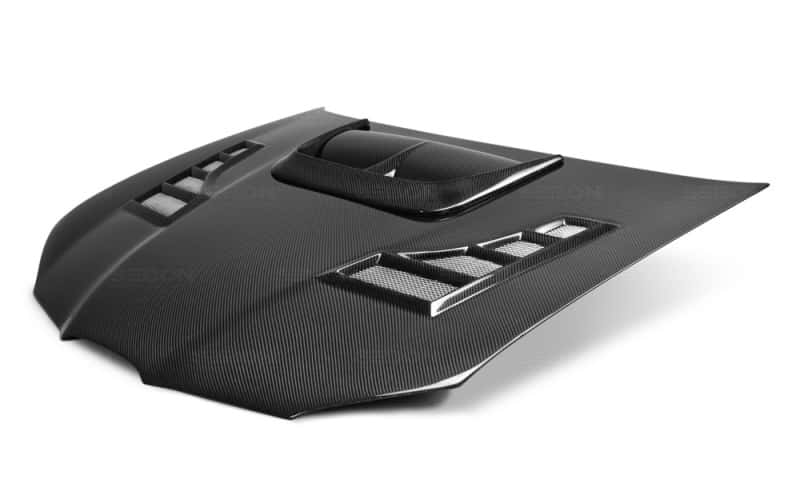 Seibon — Seibon 06-07 Subaru WRX/STi CW Carbon Fiber Hood - view 12