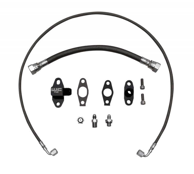 Wehrli — Wehrli LB7/LLY/LBZ/LMM/LML Duramax S400 Single Turbo Oil Line Kit
Oil LnKit S400 DMAX - view 1