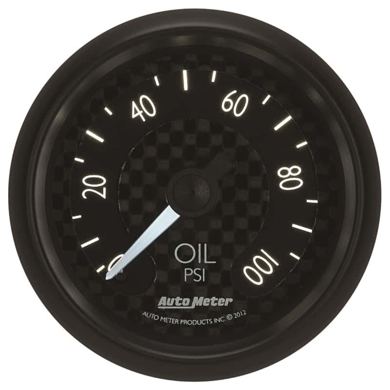 AutoMeter — Autometer GT Series 52mm Mechanical 0-100 psi Oil Pressure Gauge
2-1/16" OIL PRESS, 0 - view 9