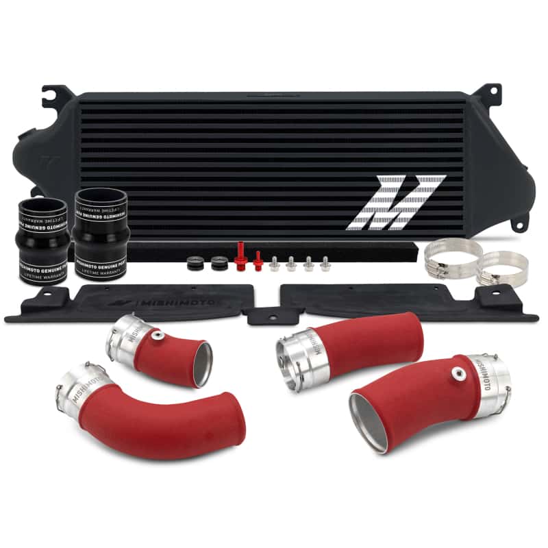 Mishimoto — Mishimoto 24+ Tacoma Performance Intercooler Kit - BK Cooler - RD Pipes
Intercooler Pipe Kit - view 1