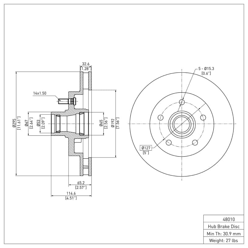 DFC — DFC 88-94 Chevrolet C1500 Front Brake Rotor
DFC Brake Rotor - view 6