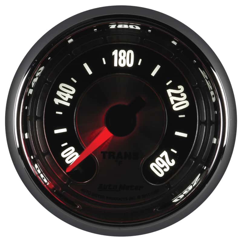 AutoMeter — Autometer American Muscle 52mm Full Sweep Electric 100-260 Deg F Transmission Temperature Gauge
GA 2" TRANST STPR AM - view 10