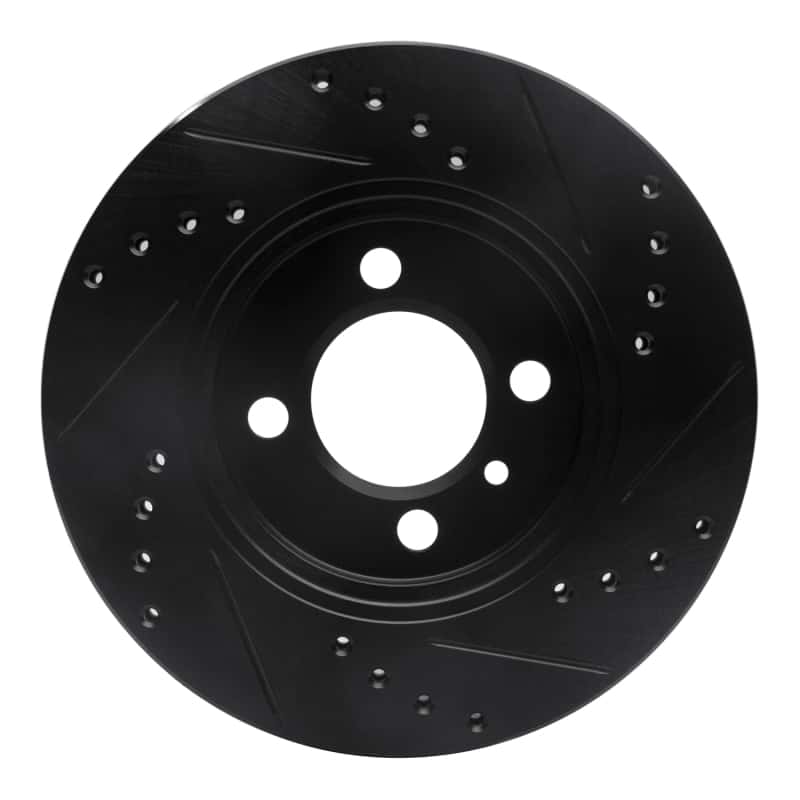 R1 Concepts — R1 84-91 BMW 325I (USA/Canada) Front Left Drilled & Slotted Black Brake Rotor
R1 Brake Rotor Drill - view 5
