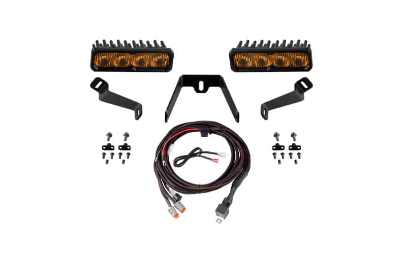 Diode Dynamics — Diode Dynamics 2015-2017 Subaru WRX SS6 Max LED Kit Yellow Fog 3000K - view 1