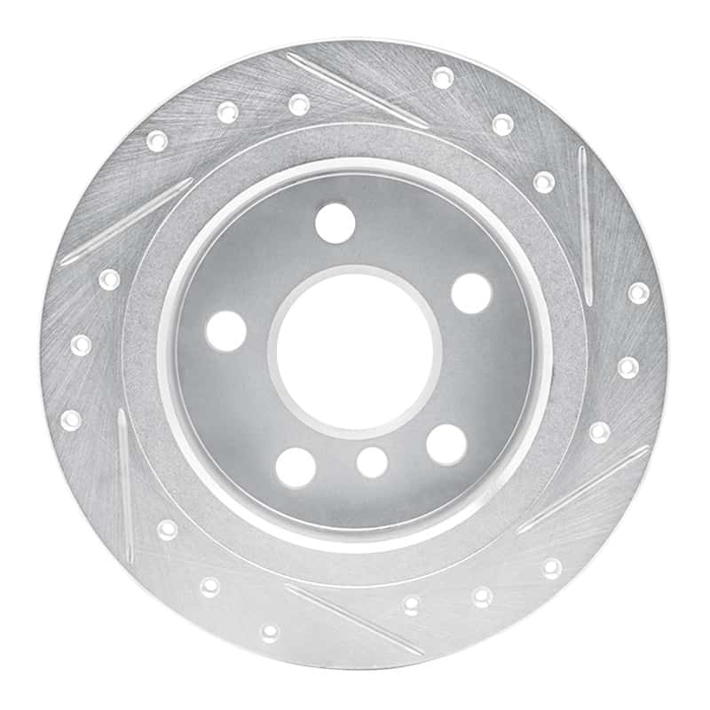 R1 Concepts — R1 14-24 Mini Cooper (Excl Clubman) Rear Left Drilled & Slotted Silver Brake Rotor
R1 Brake Rotor Drill - view 5