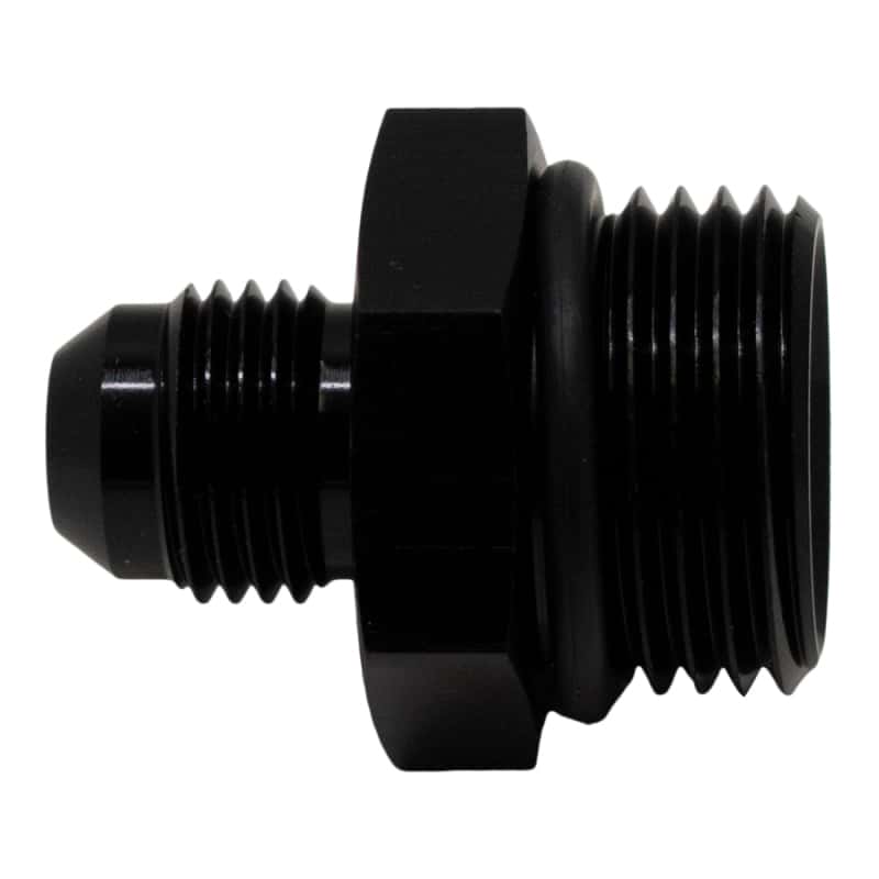 DeatschWerks — DeatschWerks 10AN ORB Male to 6AN Male Flare Adapter (Incl O-Ring) - Anodized Matte Black
Lines & Fittings - view 1