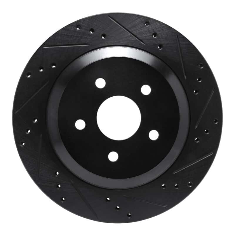 R1 Concepts — R1 04-07 Ford Freestar Rear Right Drilled & Slotted Black Brake Rotor
R1 Brake Rotor Drill - view 1