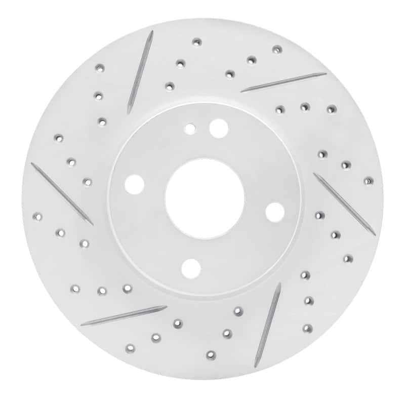 R1 Concepts — R1 16-25 Mazda 2 (Mexico) Front Left Drilled & Slotted Geo-Carbon Rotor - view 1
