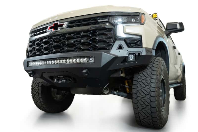 Addictive Desert Designs — Addictive Desert Designs 2022+ Chevy Silverado 1500 ZR2 Stealth Fighter Front Bumper
Bumper- Front - view 13