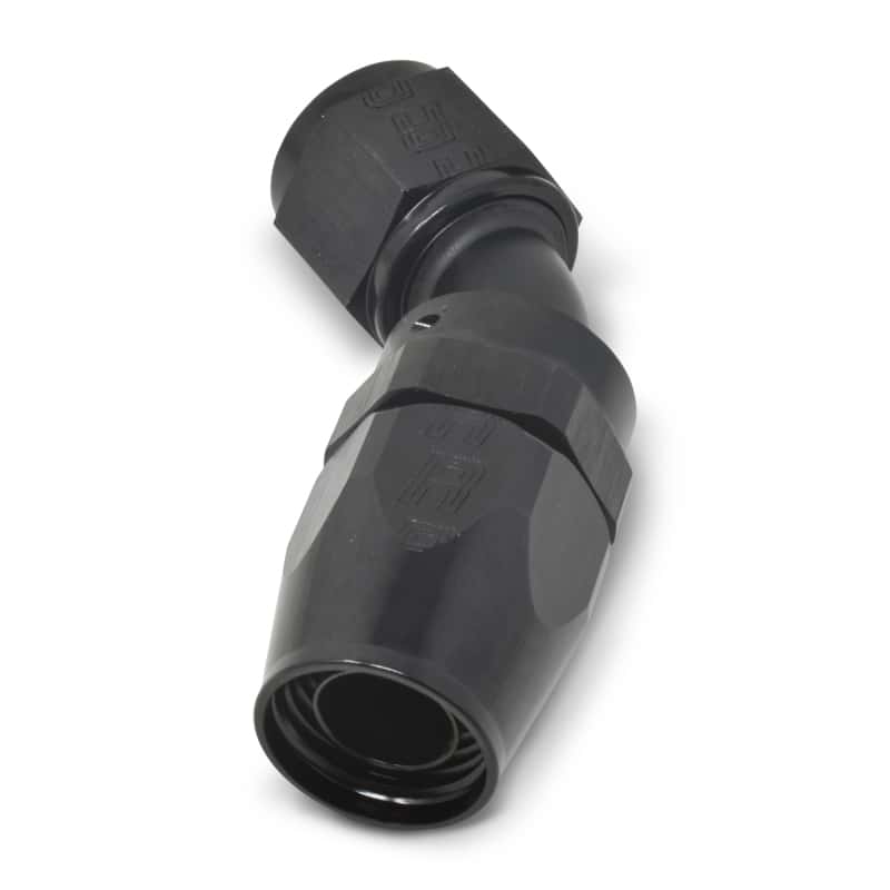 Russell — Russell Performance -4 AN Black 45 Degree Full Flow Hose End
Hose Fitting - view 6