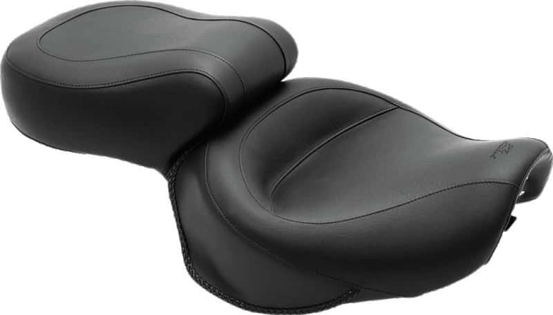 Mustang Motorcycle — Mustang 00-08 Honda VT1100 Sabre,97-08 Spirit,87-97 Shadow,95-01 Ace Touring 1PC Seat - Black - view 2