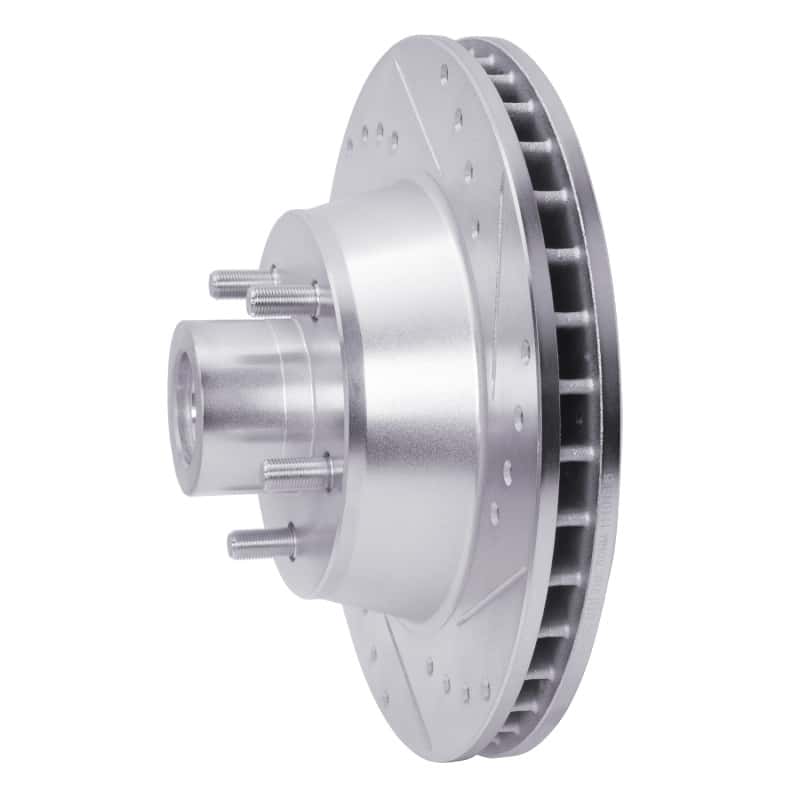 R1 Concepts — R1 1969-1973 Chrysler New Yorker Front Right Drilled & Slotted Silver Brake Rotor
R1 Brake Rotor Drill - view 2
