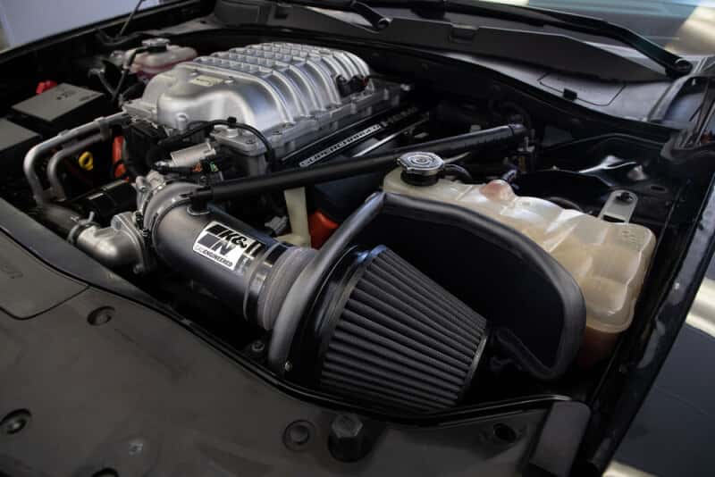 K&N Engineering — K&N 17-23 Dodge Charger/Challenger Hellcat SC 6.2L V8 DRYFLOW Performance Air Intake System
Air Intake System - view 6