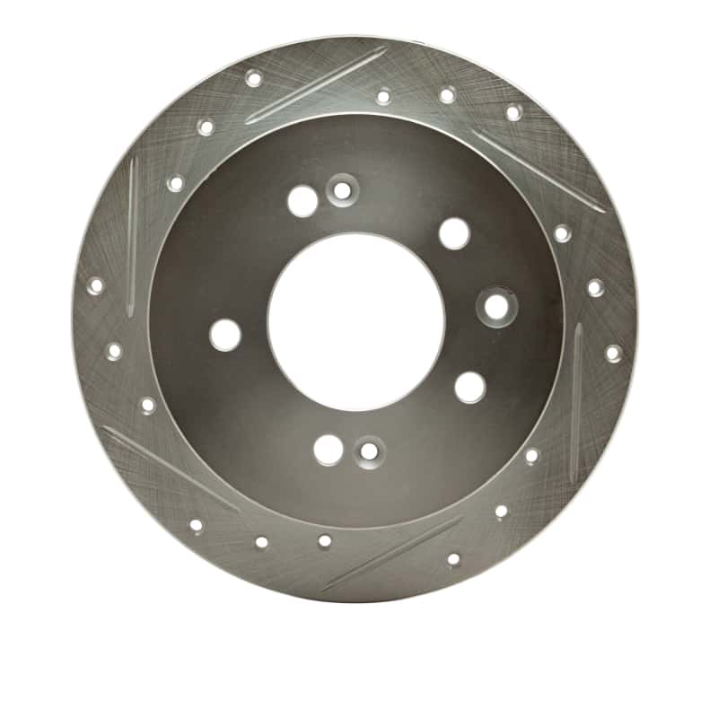 R1 Concepts — R1 07-10 Hyundai Elantra Rear Left Drilled & Slotted Silver Brake Rotor
R1 Brake Rotor Drill - view 1