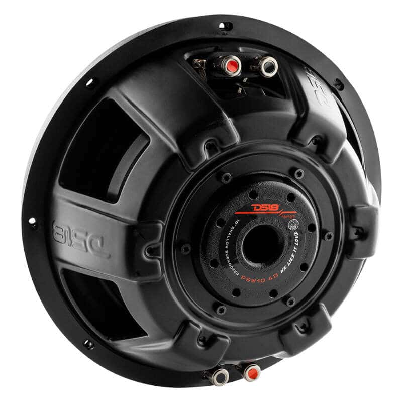 DS18 — DS18 10in 500 Watts RMS 4 ohm DVC Shallow Mount Water Resistant Subwoofer - view 2
