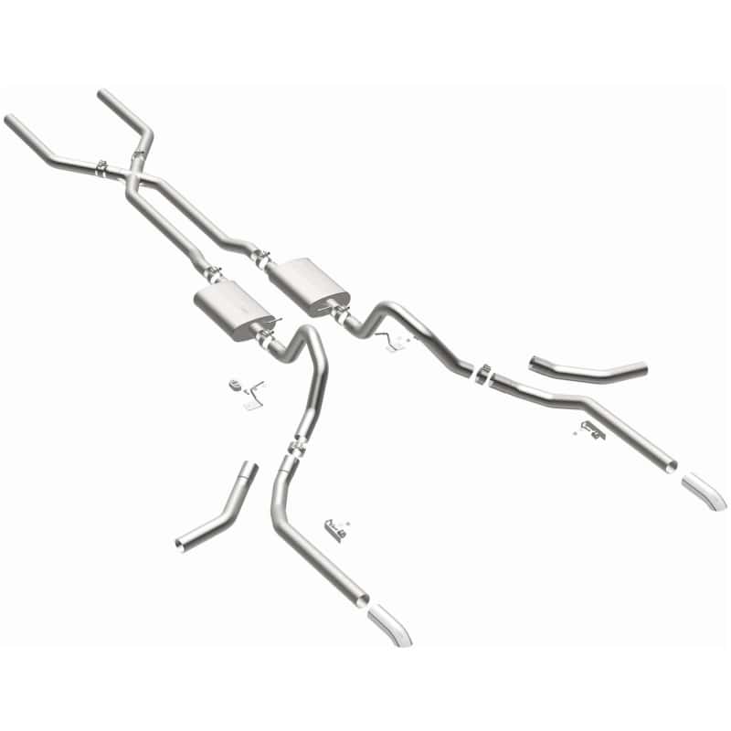 Magnaflow — MagnaFlow 65-68 Chevy Impala All V8 Multiple Exit Options Crossmember-Back Perf Exhaust
Crossmember-Back
Cat-Back - view 3