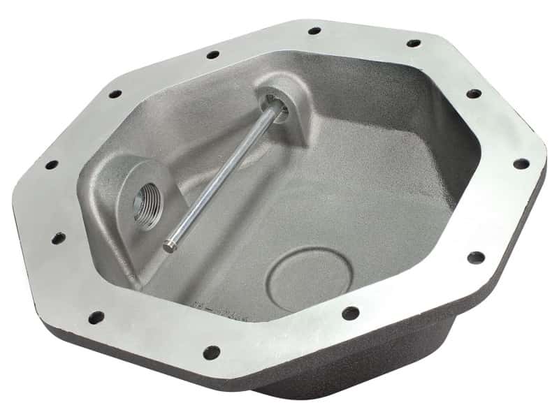 aFe — AFE Rear Differential Cover (Black Machined; Pro Series); Dodge/RAM 94-14 Corporate 9.25 (12-Bolt)
Differential Cover - view 2