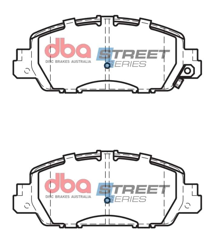 DBA — DBA 16-18 Honda Accord LX/EX/EX-L Street Series Front Brake Pads
Brake Pad - view 2