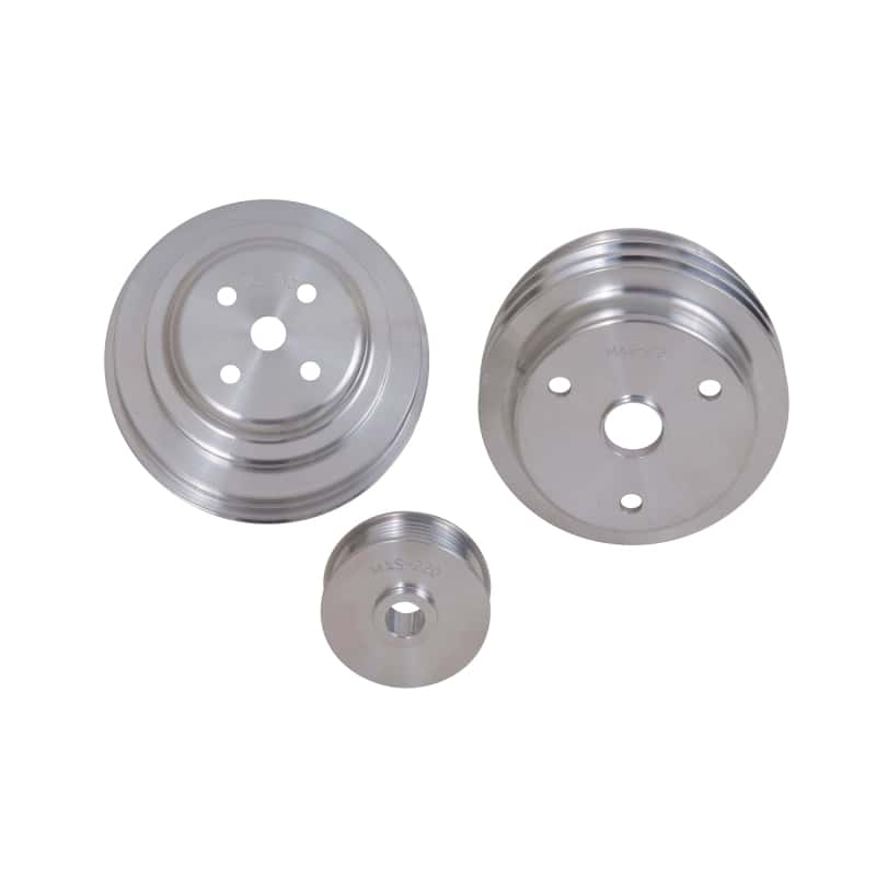 BBK — BBK 85-97 GM Truck 305 350 Underdrive Pulley Kit - Lightweight CNC Billet Aluminum (3pc)
Under Drive Pulleys
Pulley Kit - view 9