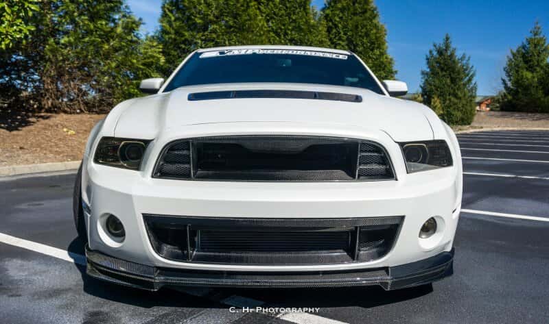Anderson Composites — Anderson Composites 12-14 Ford Mustang/Shelby GT500 Type-OE Front Chin Splitter - view 8