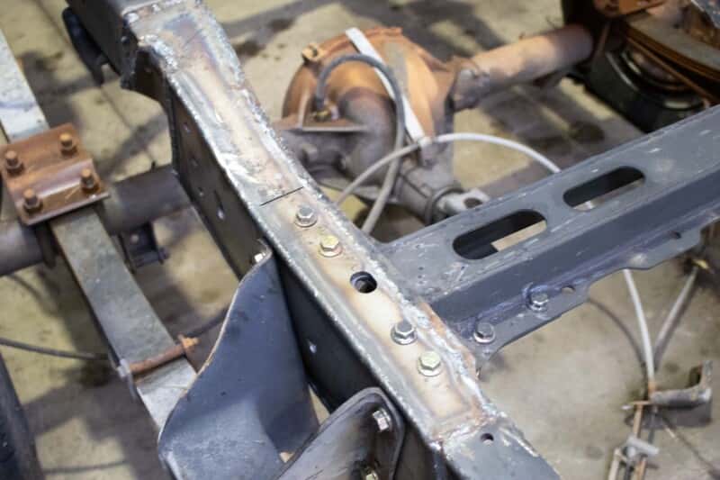 RustBuster — Rust Buster 73-87 Chevy C10 Leaf Spring Frame Repair Kit - Right - view 5