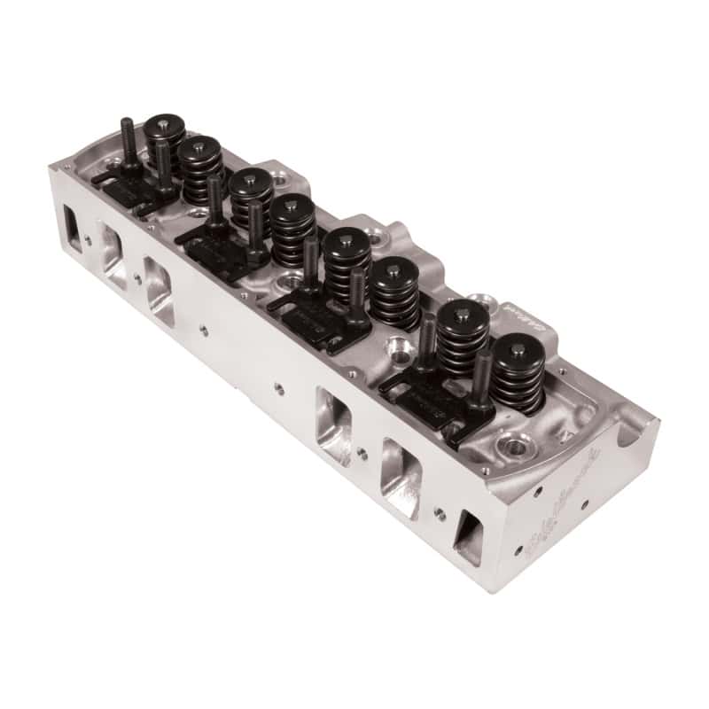 Edelbrock — Edelbrock SB Oldsmobile Performer RPM Cylinder Heads for Hydraulic Roller Cam - view 3