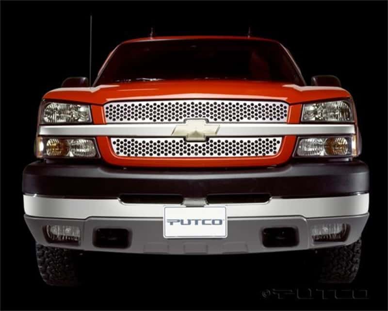 Putco — Putco 02-06 Chevrolet Avalanche (Does not Fit Vehicles Equipped w/ Body Cladding) Punch SS Grilles
Grille Insert - view 1