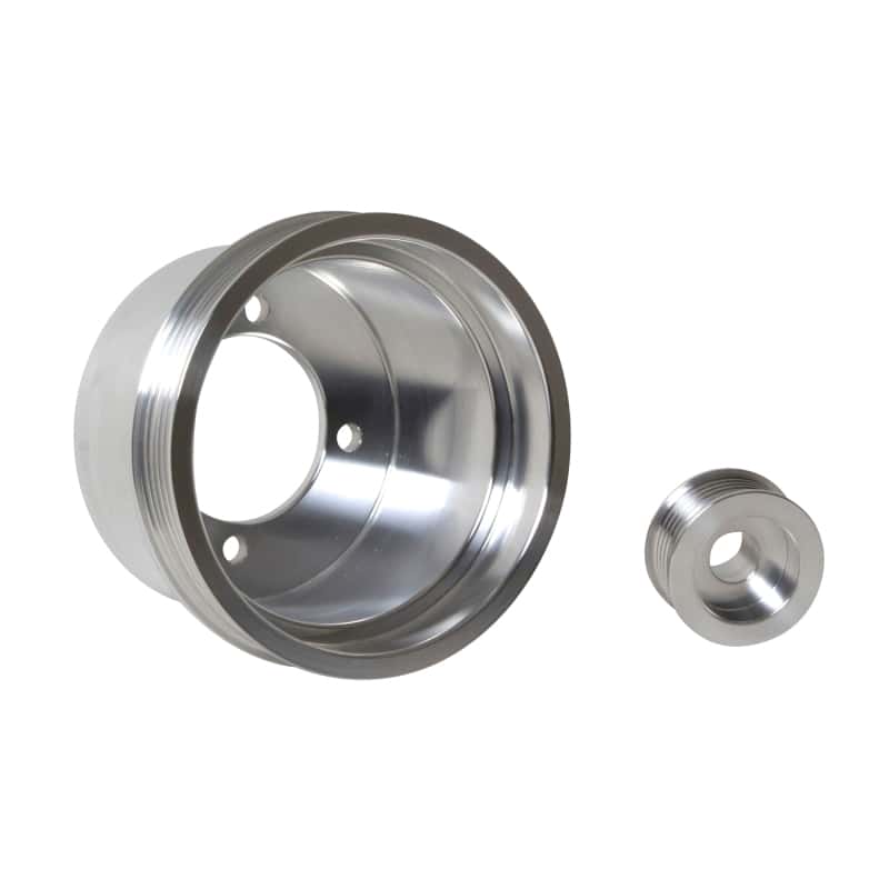BBK — BBK 94-98 Mustang 3.8 V6 Underdrive Pulley Kit - Lightweight CNC Billet Aluminum (2pc)
Under Drive Pulleys
Pulley Kit - view 2