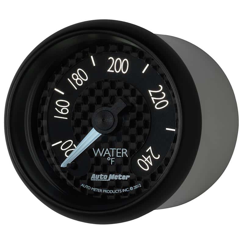 AutoMeter — Autometer GT Series 52mm Mechanical 120-240 Deg F Water Temperature Gauge
2-1/16" WATER TEMP, - view 4