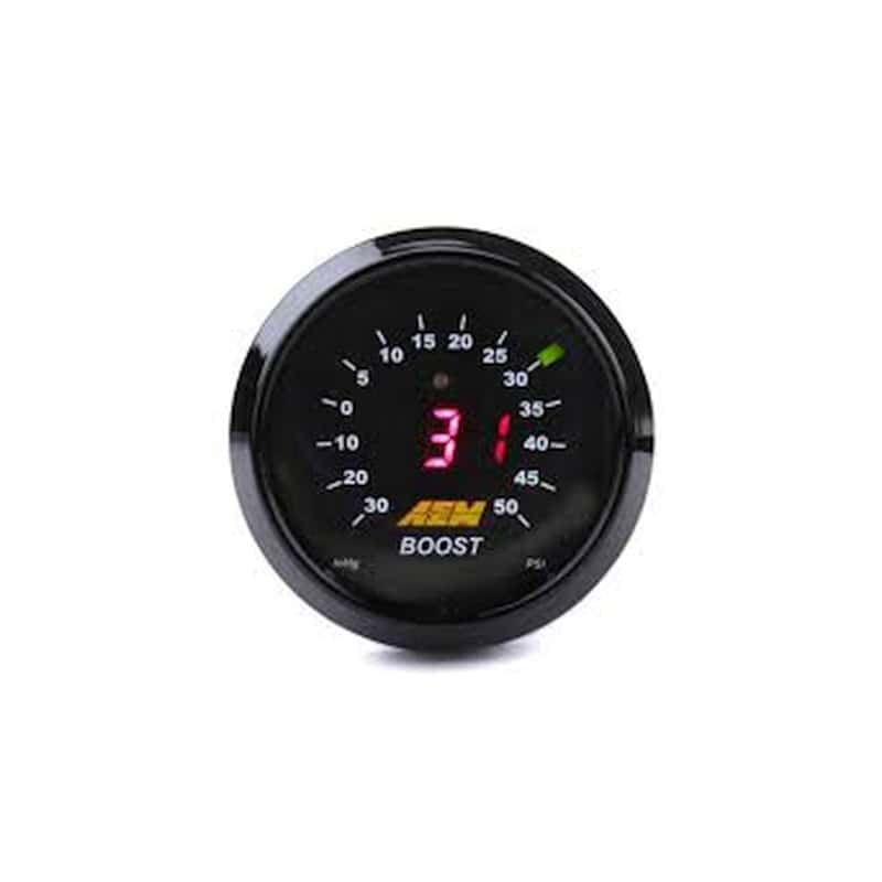 AEM — AEM 52mm Boost Digital Gauge -30-50psi
Classic Digital
Digital Gauge - view 4