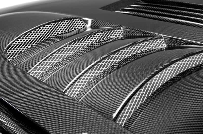Anderson Composites — Anderson Composites 05-09 Ford Mustang Type-SS Hood - view 6