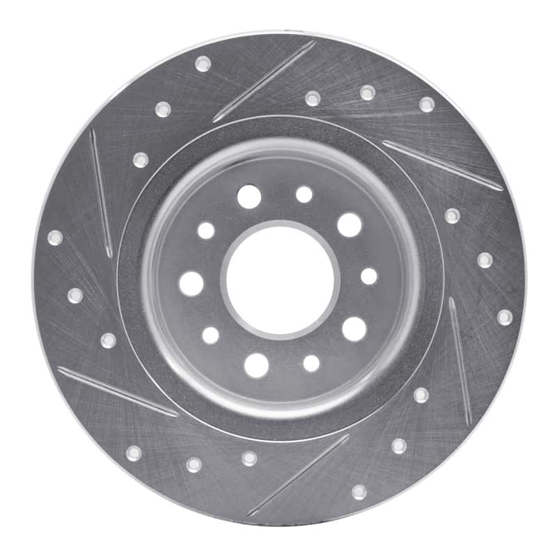 R1 Concepts — R1 14-19 Fiat 500L Rear Right Drilled & Slotted Silver Brake Rotor
R1 Brake Rotor Drill - view 5