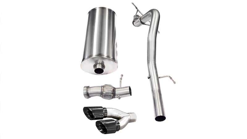 CORSA Performance — Corsa 2011-2014 Cadillac Escalade 6.2L V8 3in Cat-Back Single Side w Twin 4in Black Pro-Series Tips
Exhaust - view 2