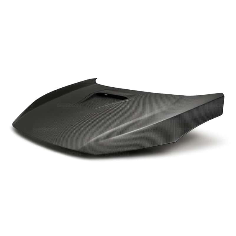 Seibon — Seibon 17-18 Honda Civic Type-R OEM-Style Dry Carbon Fiber Hood - view 7