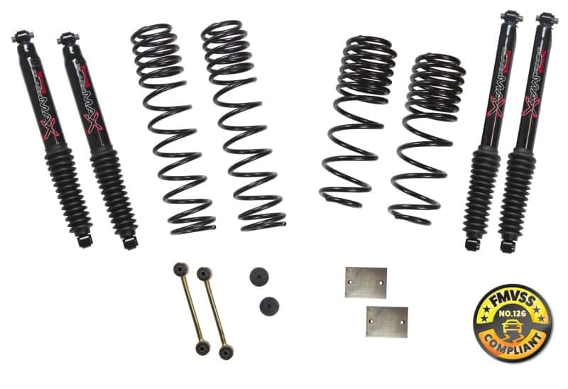 Skyjacker — Skyjacker 2018 Jeep Wrangler JL 4 Door 4WD (Non-Rubicon) Long Travel 2 Stage 1in-1.5in Coil System
LONG TRAVEL SERIES - view 1