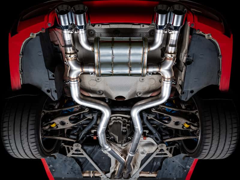 AWE Tuning — AWE Tuning BMW F8X M3/M4 SwitchPath Catback Exhaust - Chrome Silver Tips
SwitchPath™ Exhaust - view 9