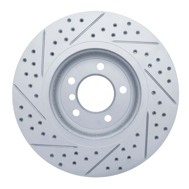 R1 Concepts — R1 09-16 BMW Z4 Front Right Drilled & Slotted Geo-Carbon Rotor - view 5
