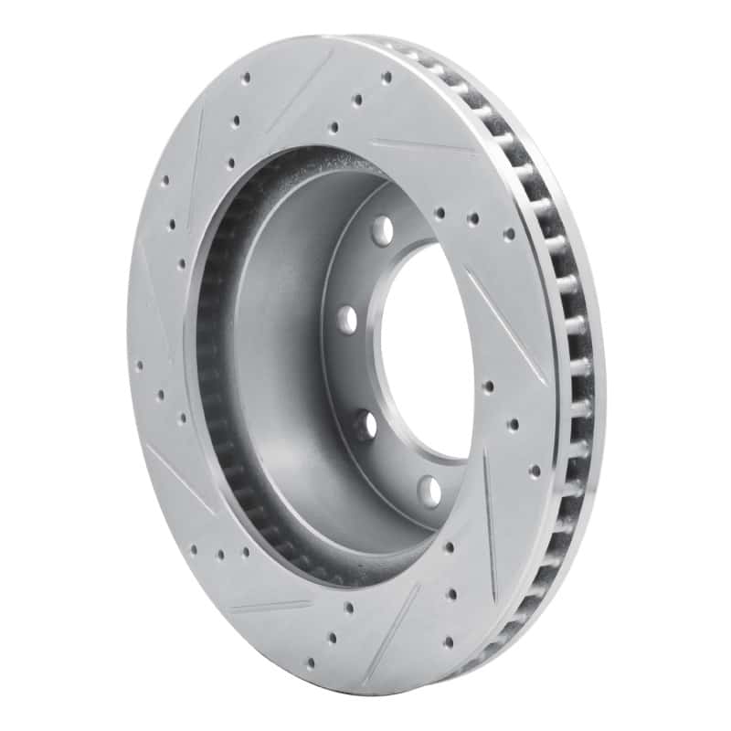 R1 Concepts — R1 03-08 Dodge Ram 4000 (Mexico) Front Right Drilled & Slotted Silver Brake Rotor
R1 Brake Rotor Drill - view 4