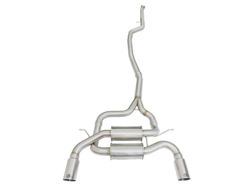 aFe — aFe MACHForce XP SS-304 Polish Tip 2.5in Dia Cat Back Exhaust 12-14 BMW 335i (F30) 3.0L (t)
Cat-Back Exhaust - view 2